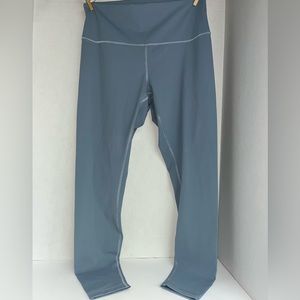 Lululemon Wunder Under 28'' Blue Grey Leggings